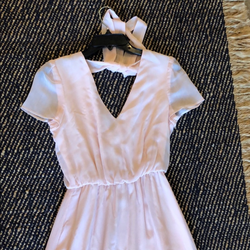 Pink Bridesmaid Dress